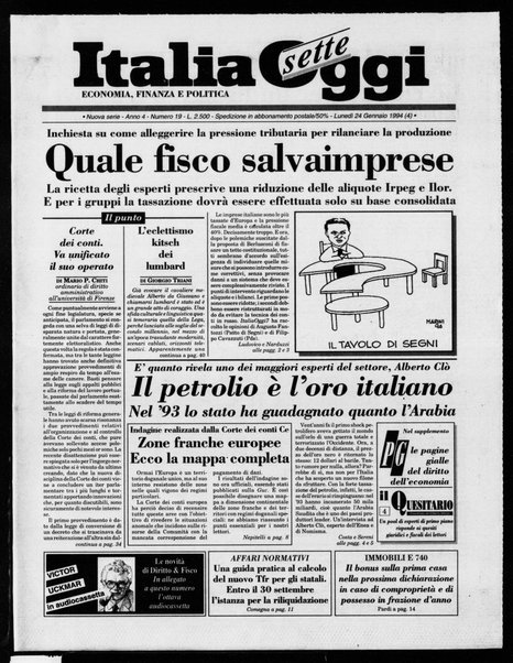 Italia oggi : quotidiano di economia finanza e politica